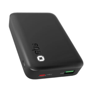 Sbs Powerbank TEBBCT10000PDLDK 10000 mAh USB-C PD 20W USB-A AFC 22,5W Nero