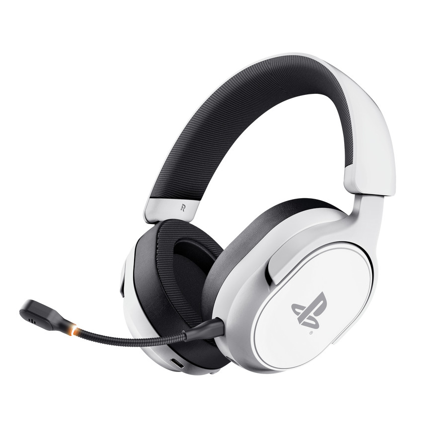 Trust GXT 499 Forta Cuffie Gaming Wireless PS5 Over-Ear Microfono Staccabile 55h 2.4GHz Bianco 1 0 286