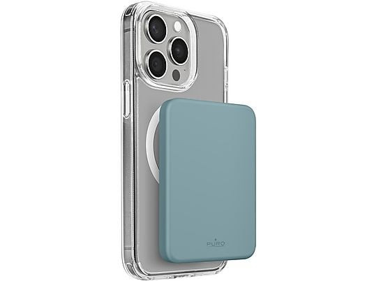 Puro Mini Power Mag Power Bank MagSafe 4200mAh USB-C iPhone 12+ Verde PUFCBB40P2MAGGRN 1 0 291