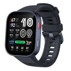 Amazfit Bip Max Smartwatch AMOLED 2.07" GPS 4GB Mappe Offline 150+ Sport 5 ATM 20 Giorni Blu Scuro