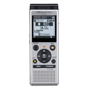 Om System WS-882 Registratore Vocale Digitale Stereo 4GB USB MP3/PCM Argento
