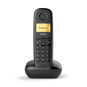 Gigaset A170 Telefono Cordless DECT Display 1.5" Rubrica 50 Contatti Nero