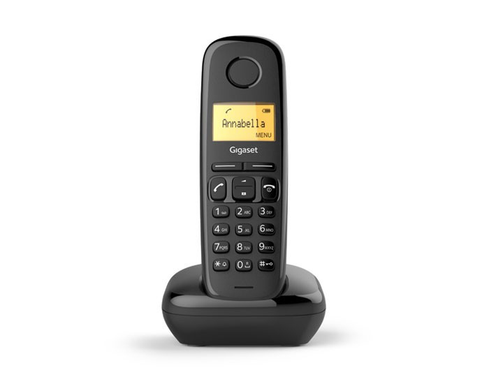 Gigaset A170 Telefono Cordless DECT Display 1.5" Rubrica 50 Contatti Nero 1 0 318
