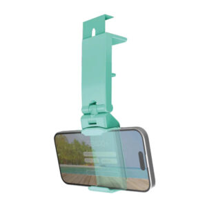 Sbs Supporto Smartphone da Viaggio MHSUPPBEACHG Universale Clip 360° Pieghevole ABS Verde