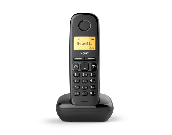 Gigaset A270 Telefono Cordless DECT Vivavoce Display Illuminato Rubrica 80 Contatti ECO DECT Nero 1 0 321
