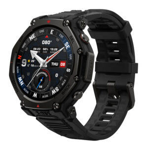 Smartwatch Amazfit T-Rex 3 Pro 48mm AMOLED 1,5" Zaffiro GPS Dual Band 10 ATM 25 Giorni Nero