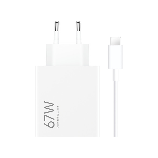 Xiaomi BHR9465EU Caricabatterie da Parete 67W USB-A con Cavo USB-C 1m Bianco 1 0 333