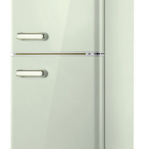 Dcg MF110CCDP Frigorifero Combinato 110L Libera Installazione Design Retrò Crema Classe E