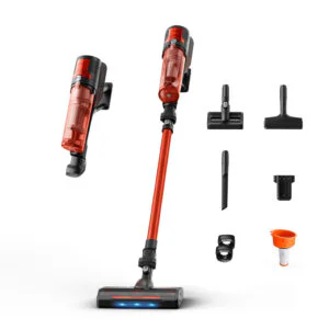 Rowenta Aspirapolvere Senza Filo X-Force 8.80 RH1872 4-in-1 100 AW Animal Care 60 min Rosso