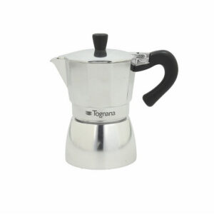 Caffettiera Moka Tognana Grancucina Coffee Star Mirror 1 Tazza Alluminio Argento