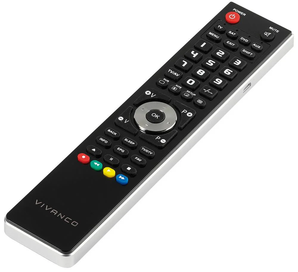 Vivanco Telecomando Universale 4 in 1 VVREMOTE4IN1 Programmabile via PC Nero 1 0 350