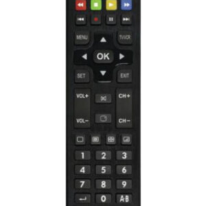 Vivanco VVREMOTE81 Telecomando Universale 8 in 1 TV SAT DVD Blu-ray Media Player Hi-Fi Nero