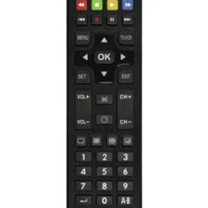 Vivanco VVREMOTE81 Telecomando Universale 8 in 1 TV SAT DVD Blu-ray Media Player Hi-Fi Nero