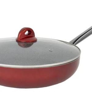 Padella Multiuso Aeternum AP000032 36 cm Rosso con Coperchio Induzione