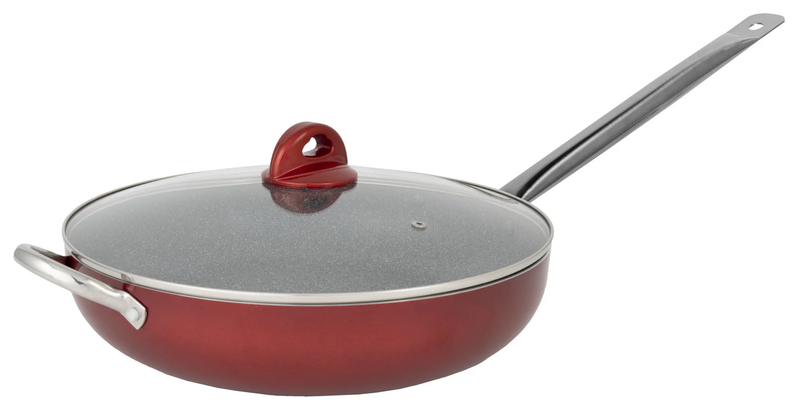Padella Multiuso Aeternum AP000032 36 cm Rosso con Coperchio Induzione 1 0 359
