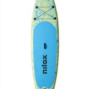 Nilox Tavola SUP Gonfiabile Waikiki NXWTRSUP2 274x84x15 cm con Zaino Pagaia Pompa Leash e Pinna
