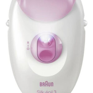 Braun Epilatore Silk-epil 3-000 20 Pinzette MicroGrip 2 Velocità Luce Integrata Rosa