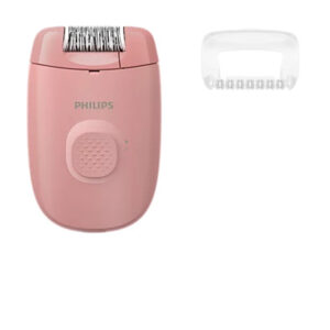 Philips Epilatore Serie 2000 BRE227/00 Compatto con Filo Rosa Capsula Massaggiante Corpo