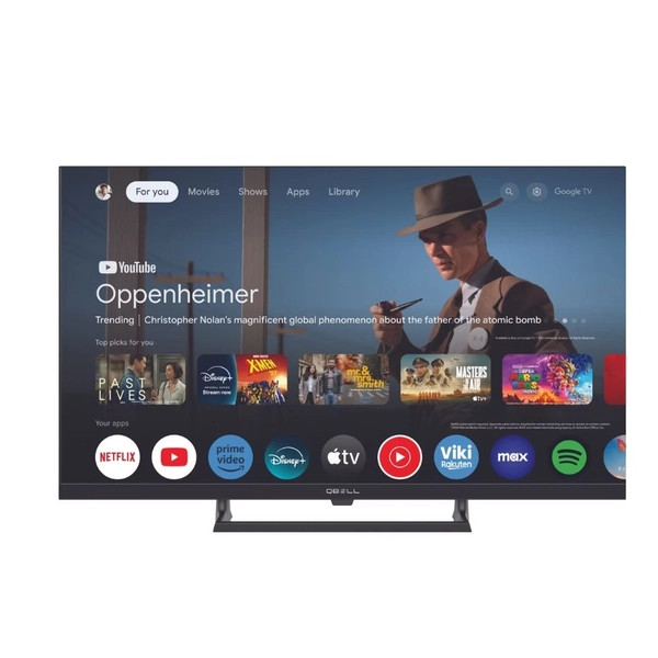 Qbell Smart TV QT32HGF9B 32" HD Ready LED Google TV DVB-T2/S2 Nero 1 0 96