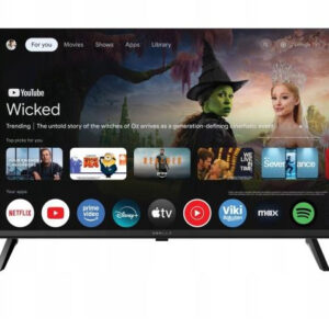 Qbell QT430FGT TV LED 43" Full HD Smart Google TV Wi-Fi DVB-T2/C/S2 Dolby Audio