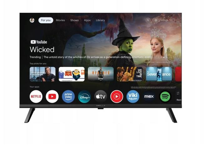 Qbell QT430FGT TV LED 43" Full HD Smart Google TV Wi-Fi DVB-T2/C/S2 Dolby Audio 1 0 97