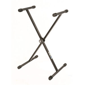 Quik-lok T/10 Supporto per Tastiera a X Regolabile 9 Livelli 72kg Nero