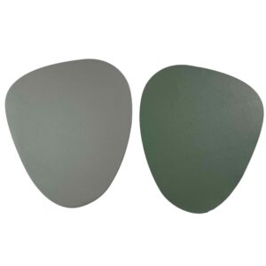 TOVAGLIETTA STONE DOUBLE PVC 44X37CM GRIGIO/VERDE