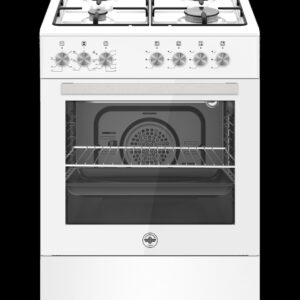 Bertazzoni la germania SE664EB/24 Cucina a Libera Installazione 60x60 cm 4 Fuochi Gas Forno Elettrico Multifunzione 60L Grill Classe A Bianco 2 1 120