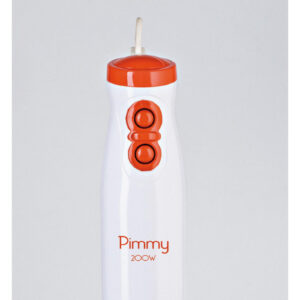 Ariete Frullatore a Immersione 881 Pimmy 200 W 2 Velocità Lame Acciaio Inox Bianco Arancione 3 1 146