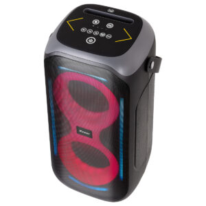 Trevi XFM 225 W Cassa Bluetooth da Festa 50W Treppiede Microfono Wireless TWS USB AUX-IN LED Multicolor Batteria USB-C 3 1 153