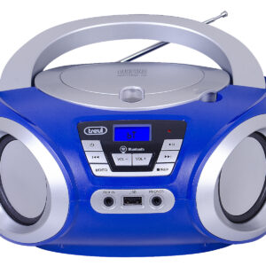 Trevi CMP 544 BT Boombox Portatile con Lettore CD, Bluetooth, Radio FM, USB, AUX-IN, 4W, Display LCD, Blu 3 1 164
