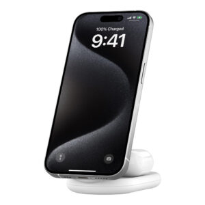Belkin Caricabatterie Wireless 2-in-1 Pieghevole BoostCharge WIZ028VFWH Qi2 15W MagSafe Bianco 3 1 184