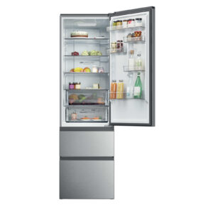 Haier HTR3620CNMG Frigorifero Combinato 3 Porte 414L No Frost Classe C Argento 3 1 82