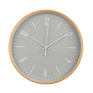 Orologio da Parete Bizzotto Clancy 32cm MDF Effetto Legno Grigio
