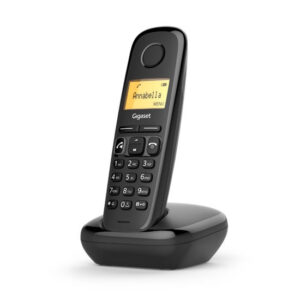 Gigaset A270 Telefono Cordless DECT Vivavoce Display Illuminato Rubrica 80 Contatti ECO DECT Nero 4 2 166