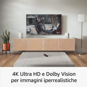 Amazon Fire TV Stick 4K Max Streaming Media Player Wi-Fi 6E Dolby Vision Dolby Atmos 16GB Nero 4 2 24