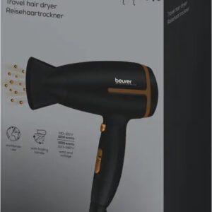 Beurer HC 25 Limited Edition Asciugacapelli da Viaggio 1600W Ionico Pieghevole Nero 3 2 76