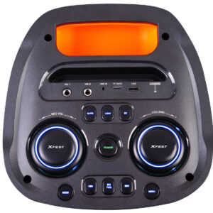 Trevi XF 780 KB Altoparlante da Festa 110W Wireless Bluetooth USB Micro SD TWS Karaoke con Batteria Nero 5 3 126