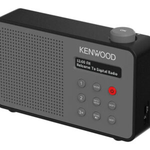 Kenwood CR-M25DAB-H Radiosveglia DAB+/FM Portatile Bluetooth 5.3 LCD Doppia Sveglia Batteria Li-ion USB-C Grigio 4 3 93