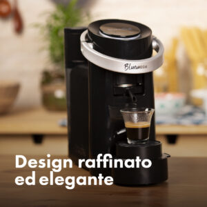 Caffè borbone Bluemoon Macchina da Caffè a Cialde ESE 44mm Multifunzione Espresso Infusi Bevande Calde 15 bar 0,9L Bianco 6 4 61