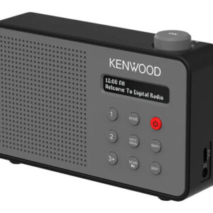 Kenwood CR-M25DAB-H Radiosveglia DAB+/FM Portatile Bluetooth 5.3 LCD Doppia Sveglia Batteria Li-ion USB-C Grigio 5 4 88