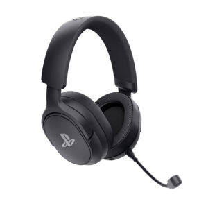 Trust GXT 499 Forta Cuffie Gaming Wireless PS5 Licenza Ufficiale 2.4GHz Driver 50mm 55h Microfono Staccabile Nero 7 5 106