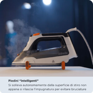Ariete 6190 Step UP Ferro da Stiro a Vapore Piastra Ceramica 57 Fori 2400W 320ml 30g/min 7 5 14