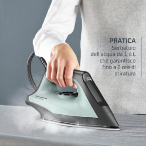 Rowenta Force Pro 300 VR5430 Centro Stirante con Generatore di Vapore 2400W 110 g/min 310 g/min 6,2 bar Piastra Durilium Airglide Verde 7 5 6
