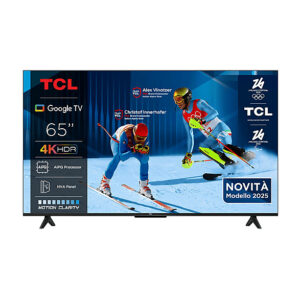Tcl 65P6L Smart TV 65 Pollici 4K QLED Google TV HDR10 DVB-T2 Wi-Fi Nero