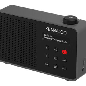 Kenwood CR-M25DAB-B Radiosveglia DAB+/FM Bluetooth 5.3 LCD Batteria USB-C ASA Nero 8 6 72