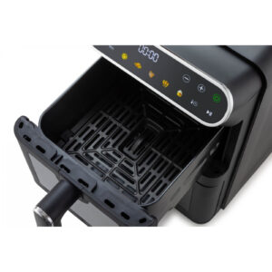 Ariete 4640 Friggitrice ad Aria Doppia Verticale 11L 2460W 2 Cestelli Sync Dual 6 Programmi Grill 200°C Nero 10 8 3