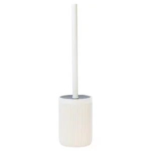 SPAZZOLONE WC RESINA/PLAST. D9,5XH40CM AVORIO