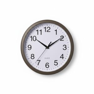OROLOGIO DA PARETE PLASTICA DIAM.25,5XH4CM SABBIA
