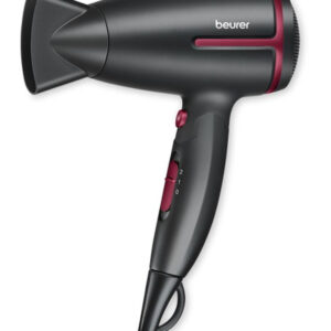 Beurer HC 25 Limited Edition Asciugacapelli da Viaggio 1600W Ionico Pieghevole Nero